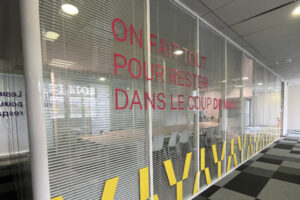 Vitrophanie salle de réunion
