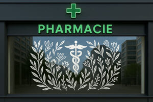 Vitrophanie Pharmacie